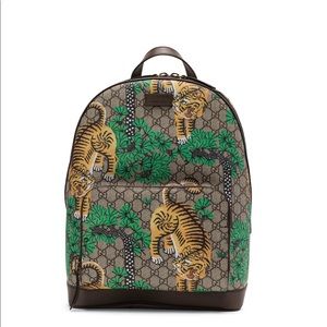 Gucci Tiger Print Backpack